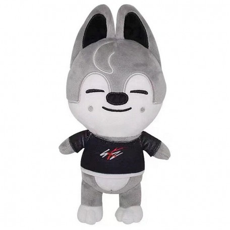 Мягкая плюшевая игрушка Wolf Chan (Bang Chan) Skzoo Stray Kids 24 см