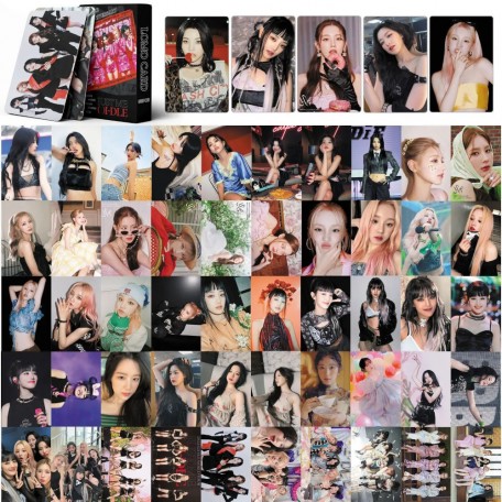 Фотокарточки K-POP (G)I-DLE 4TH ANNIVERSARY JUST ME Lomo card Джи айдл К-ПОП карты карточки 55 шт