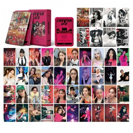 Фотокарточки K-POP (G)I-DLE I NEVER DIE Lomo card Джи айдл К-ПОП карты карточки 55 шт