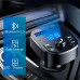 FM-трансмиттер с автомобильным зарядным устройством от прикуривателя 2 USB 3.1A Модулятор вызова без рук MicroSD Bluetooth 5.0