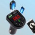 FM-трансмиттер с автомобильным зарядным устройством от прикуривателя Y3Z3 2 USB 3.1A Модулятор вызова без рук MicroSD Bluetooth 5.0