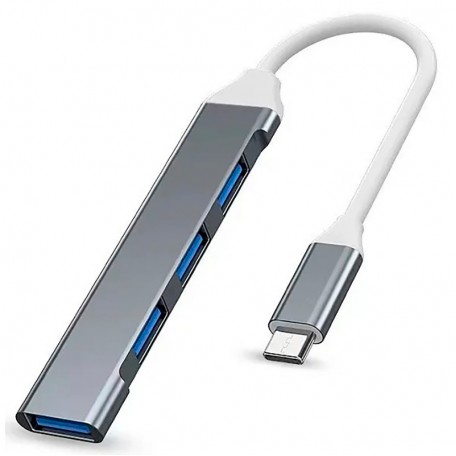 Хаб концентратор HUB 4in1 adapter USB Type-C to USB3.0x4