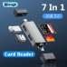 Кардридер Multifunction 7 в 1 Type C/USB2.0/USB3.0/Micro USB/TF/SD/USB-флеш ELOUGH