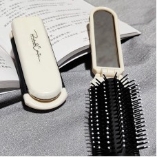 Расческа для волос складная массажная с зеркалом Mini Hair Brush