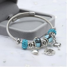 Браслет из нержавеющей стали Charm Bracelet & Bangle KK3641-4