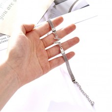 Stainless steel bracelet Flash KK3556 18 cm