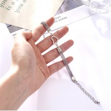 Stainless steel bracelet Heart KK3556 18 cm Stainless steel bracelet Heart KK3556 18 cm