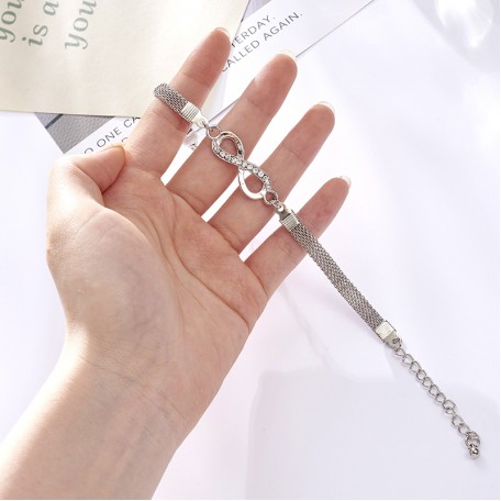 Браслет из нержавеющей стали Infinity KK3556 18 см