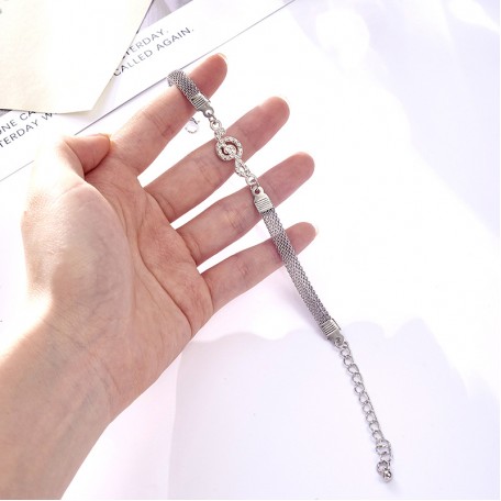 Браслет из нержавеющей стали Musical Note KK3556 18 см