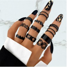 Набір кілець з металу Trendy Combo 11 PCS 5624401 Набір кілець з металу Trendy Combo 11 PCS 5624401