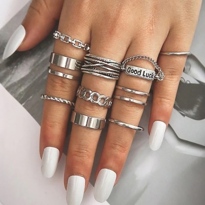 Набор колец из нержавеющей стали Bohemian Style 40
