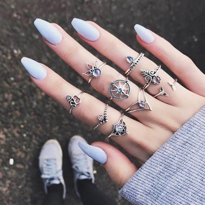 Набор колец из нержавеющей стали Bohemian Vintage 28