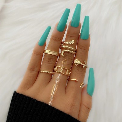 Набор колец из нержавеющей стали Boho KME0860-01
