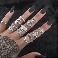 Stainless steel ring set Gracie 39 Stainless steel ring set Gracie 39