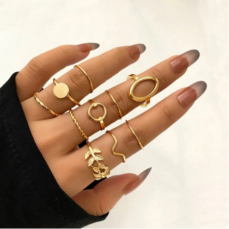 Набор колец из нержавеющей стали Jewelry 12914