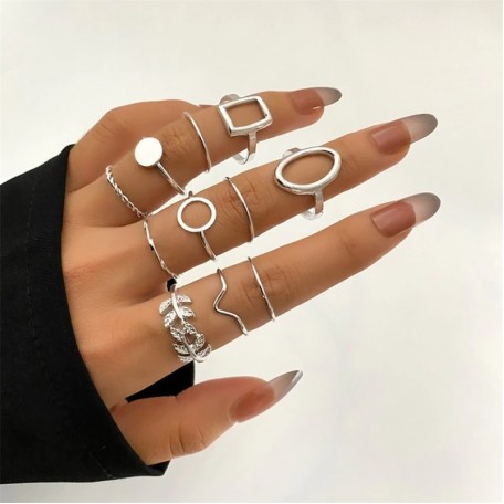 Набор колец из нержавеющей стали Jewelry 12915