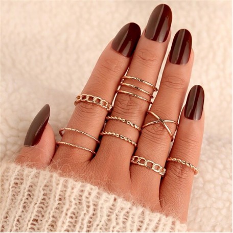 Набор колец из нержавеющей стали Rings Party FN0180746-1 (ZL0000746-1)
