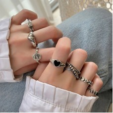 Набір кілець з нержавіючої сталі TRENDY LH5635501 Набір кілець з нержавіючої сталі TRENDY LH5635501
