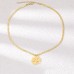 Колье одинарное из медицинской стали Clover Gold