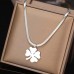 Колье одинарное из медицинской стали Clover Silver