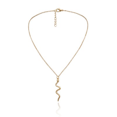 Колье одинарное из медицинской стали Snake