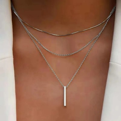 Колье тройное из медицинской стали Carnation 5785202