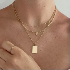Triple necklace made of medical steel ZOVOLI Plate ZO00216288 Triple necklace made of medical steel ZOVOLI Plate ZO00216288