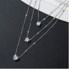 Triple necklace made of medical steel ZOVOLI ZO00217482