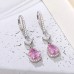 Бижутерия серьги из медицинской стали Cubic E2171 Silver