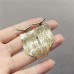 Бижутерия серьги-клипсы-каффы из медицинской стали Bling Tassel S0053 Gold