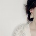 Бижутерия серьги-клипсы-каффы из медицинской стали Bling Tassel S0053 Gold