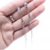 Бижутерия серьги-клипсы-каффы из медицинской стали Delysia King 3903 Silver