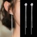 Бижутерия серьги-клипсы-каффы из медицинской стали Delysia King 3903 Silver