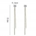 Бижутерия серьги-клипсы-каффы из медицинской стали Delysia King 3903 Silver