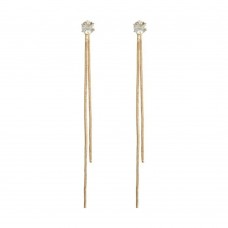 Jewelry clip-on earrings made of medical steel Delysia King 3904 Gold Jewelry clip-on earrings made of medical steel Delysia King 3904 Gold