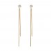 Бижутерия серьги-клипсы-каффы из медицинской стали Delysia King 3904 Gold