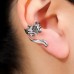 Бижутерия серьги-клипсы-каффы из медицинской стали Fox 2371 Silver