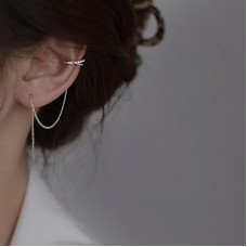 Бижутерия серьги-клипсы-каффы из медицинской стали Geometric 5157 Silver Бижутерия серьги-клипсы-каффы из медицинской стали Geometric 5157 Silver