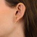 Бижутерия серьги-клипсы-каффы из медицинской стали Snake 08770 Gold Бижутерия серьги-клипсы-каффы из медицинской стали Snake 08770 Gold