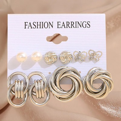 Набор бижутерия серьги из медицинской стали TRENDY Earrings 534330125