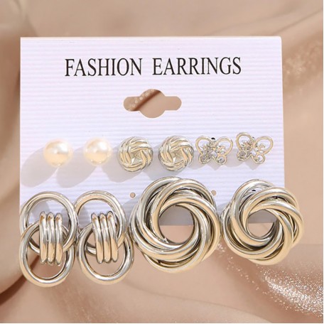 Набор бижутерия серьги из медицинской стали TRENDY Earrings 534330125