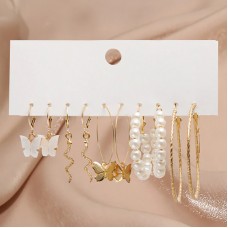 Set jewelry earrings made of medical steel TRENDY Earrings 53674 Set jewelry earrings made of medical steel TRENDY Earrings 53674