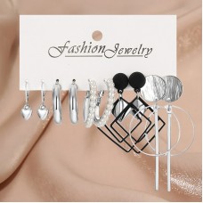 Набор бижутерия серьги из медицинской стали TRENDY Earrings 5467725 Набор бижутерия серьги из медицинской стали TRENDY Earrings 5467725