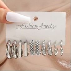 Set jewelry earrings made of medical steel TRENDY Earrings 5472325