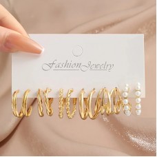 Набор бижутерия серьги из медицинской стали TRENDY Earrings 5652401 Набор бижутерия серьги из медицинской стали TRENDY Earrings 5652401