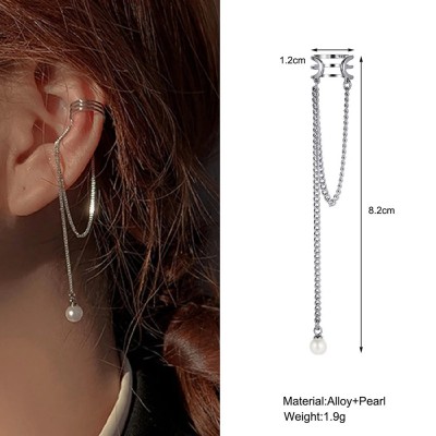 Бижутерия серьги-клипсы-каффы из медицинской стали JWER Style 1