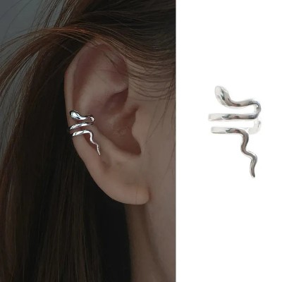 Бижутерия серьги-клипсы-каффы из медицинской стали JWER Style 16