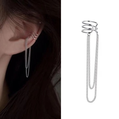 Бижутерия серьги-клипсы-каффы из медицинской стали JWER Style 2