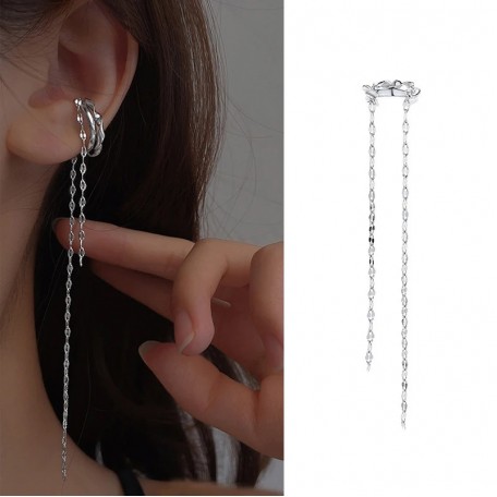 Бижутерия серьги-клипсы-каффы из медицинской стали JWER Style 8