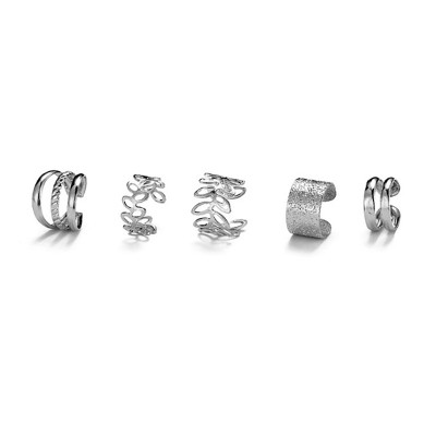 Набор бижутерия серьги-клипсы-каффы из медицинской стали LATS Clip Earrings 66956-5421403